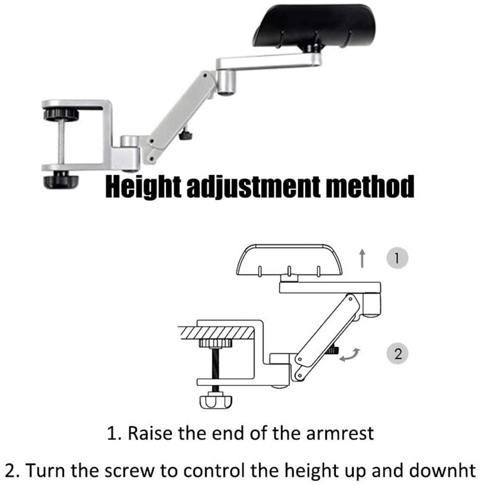 Ergonomic Metal Arm Support
