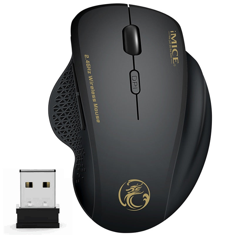 Wireless Ergonomic Mouse for Laptop or Desktop